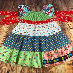 Matilda Jane Platinum Tiered Peasant Dress